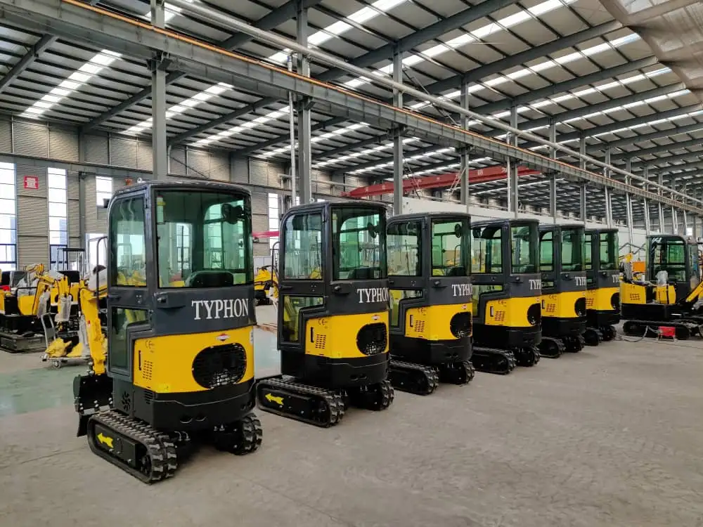 Top Compact & Mini Excavator Diggers- TYPHON Machinery