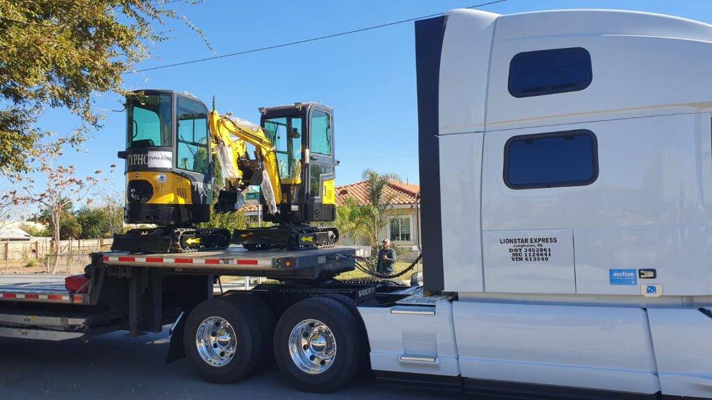 Construction machinery for landscaping farming