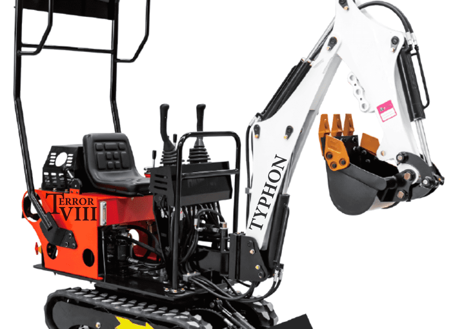 Top Compact & Mini Excavator Diggers- TYPHON Machinery