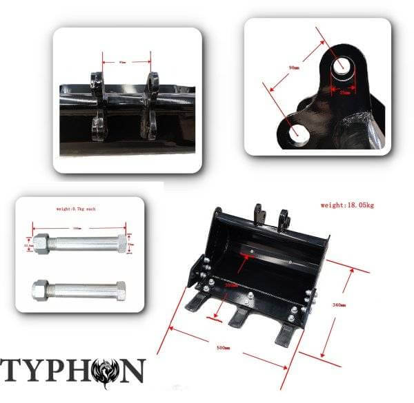 Top Compact & Mini Excavator Diggers- TYPHON Machinery