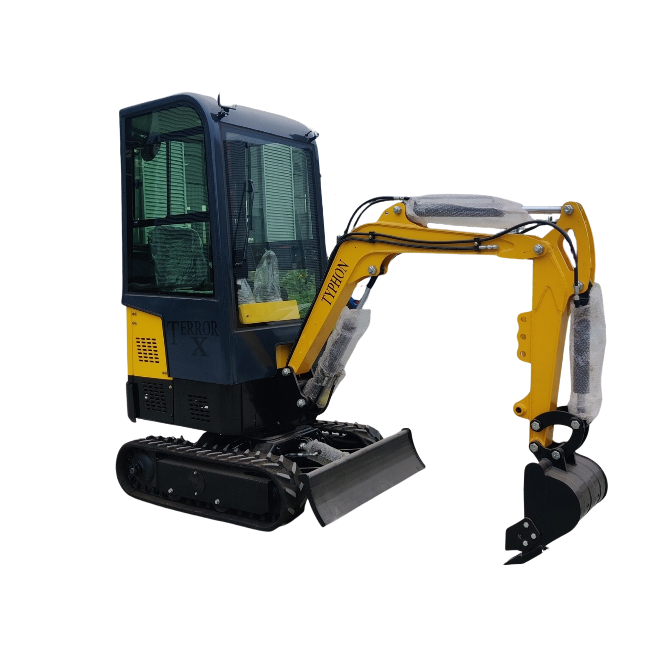 Top Compact & Mini Excavator Diggers- TYPHON Machinery TYPHON Terror X Mini Excavator – 2,500lb Trench Digger