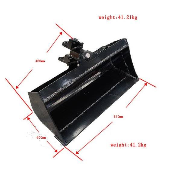 600mm Tilting Bucket: Attachment for TYPHON Mini Excavators USA - Image 3