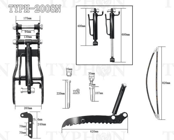 Top Compact & Mini Excavator Diggers- TYPHON Machinery