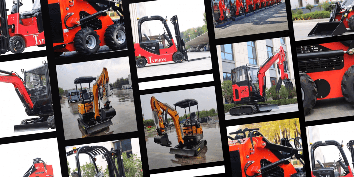 Top Compact & Mini Excavator Diggers- TYPHON Machinery