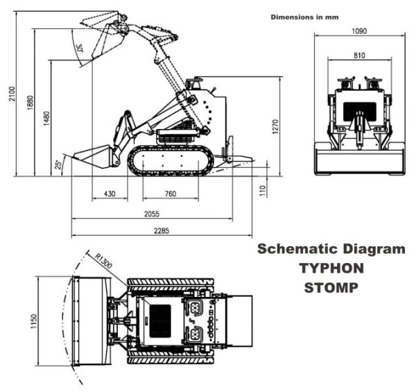 Top Compact & Mini Excavator Diggers- TYPHON Machinery