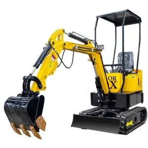 TYPHON TERROR X STORM Mini Excavator – 1 Ton Trench Digger with Canopy