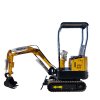 TYPHON TERROR X STORM Mini Excavator – 1 Ton Trench Digger with Canopy, Hydraulic Thumb Clip, Bucket USA - Image 7