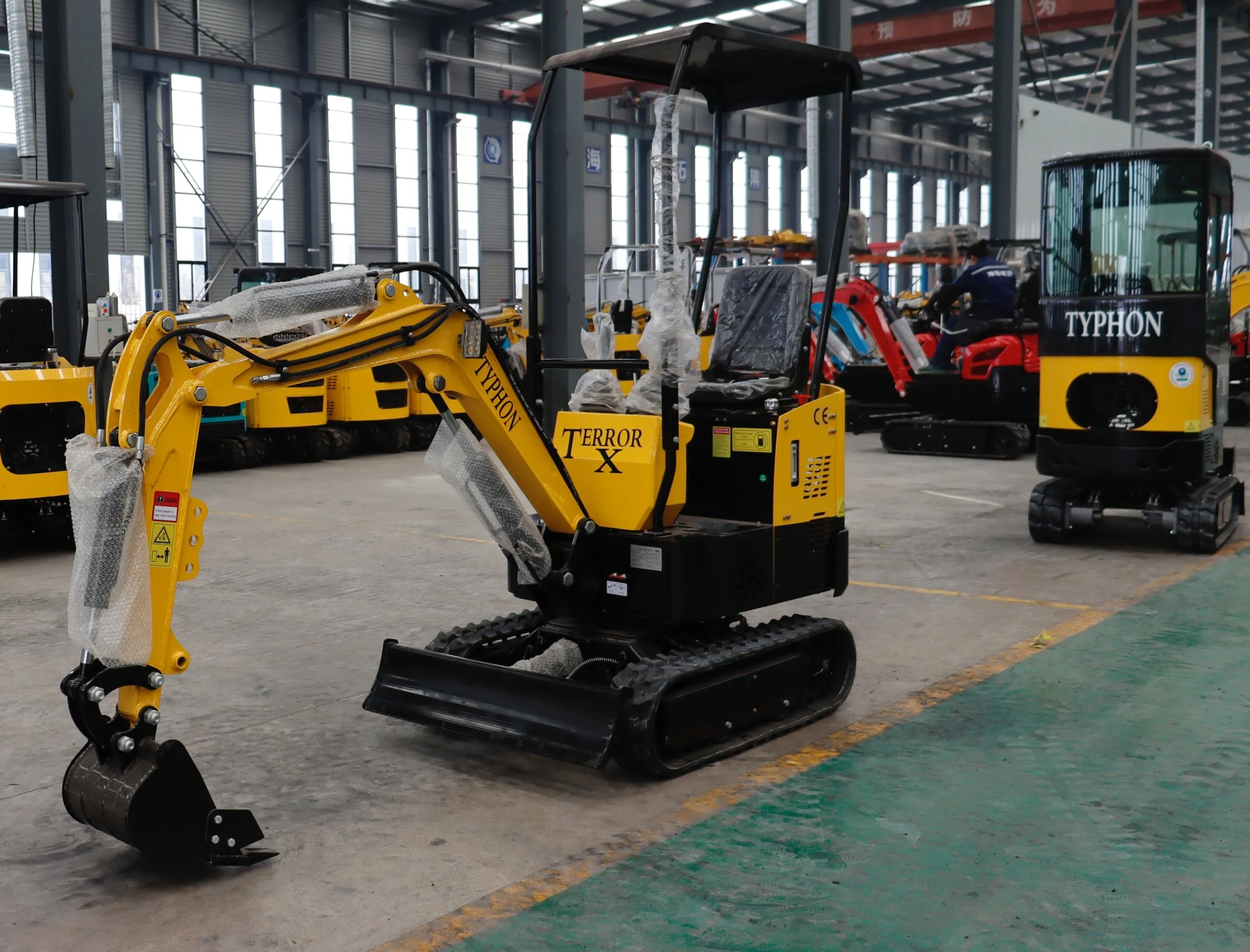 Top Compact & Mini Excavator Diggers- TYPHON Machinery