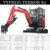 TYPHON TERROR X2 Mini Excavator 2.7 Ton EPA Diesel Perkins Engine USA - Image 2