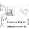 TYPHON TERROR X2 Mini Excavator 2.7 Ton EPA Diesel Perkins Engine USA - Image 5