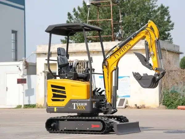 TYPHON TERROR XIX STORM Mini Excavator – 1.8 Ton Trench Digger with Boom Swing, Canopy - Image 2