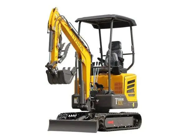 TYPHON TERROR XIX STORM Mini Excavator – 1.8 Ton Trench Digger with Boom Swing, Canopy - Image 6