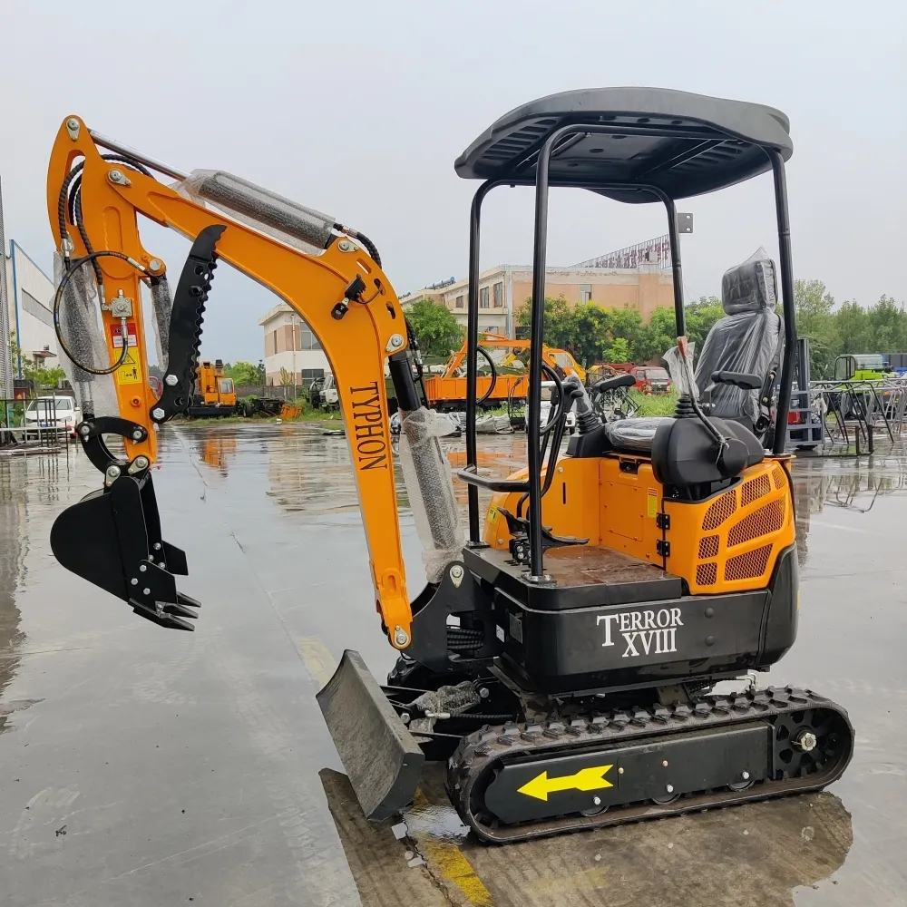 Top Compact & Mini Excavator Diggers- TYPHON Machinery