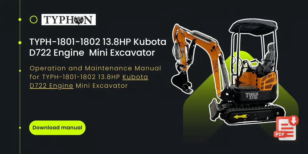 Top Compact & Mini Excavator Diggers- TYPHON Machinery Top Compact & Mini Excavator Diggers- TYPHON Machinery