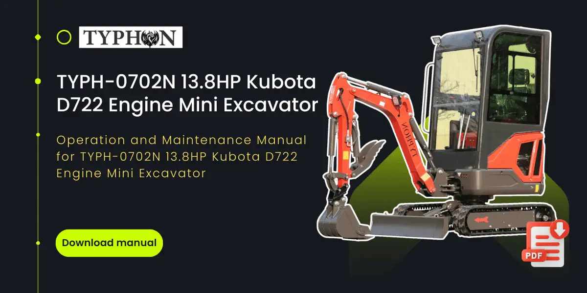 Top Compact & Mini Excavator Diggers- TYPHON Machinery Top Compact & Mini Excavator Diggers- TYPHON Machinery