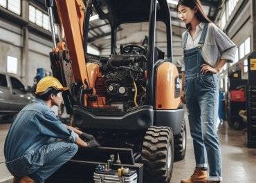 Mini Excavator minor repair