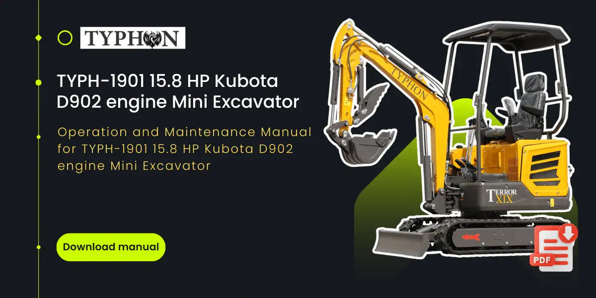 Top Compact & Mini Excavator Diggers- TYPHON Machinery Top Compact & Mini Excavator Diggers- TYPHON Machinery