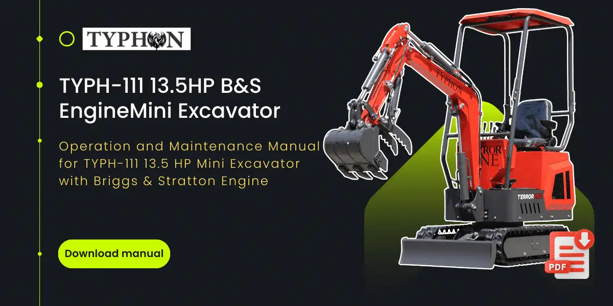 Top Compact & Mini Excavator Diggers- TYPHON Machinery Top Compact & Mini Excavator Diggers- TYPHON Machinery