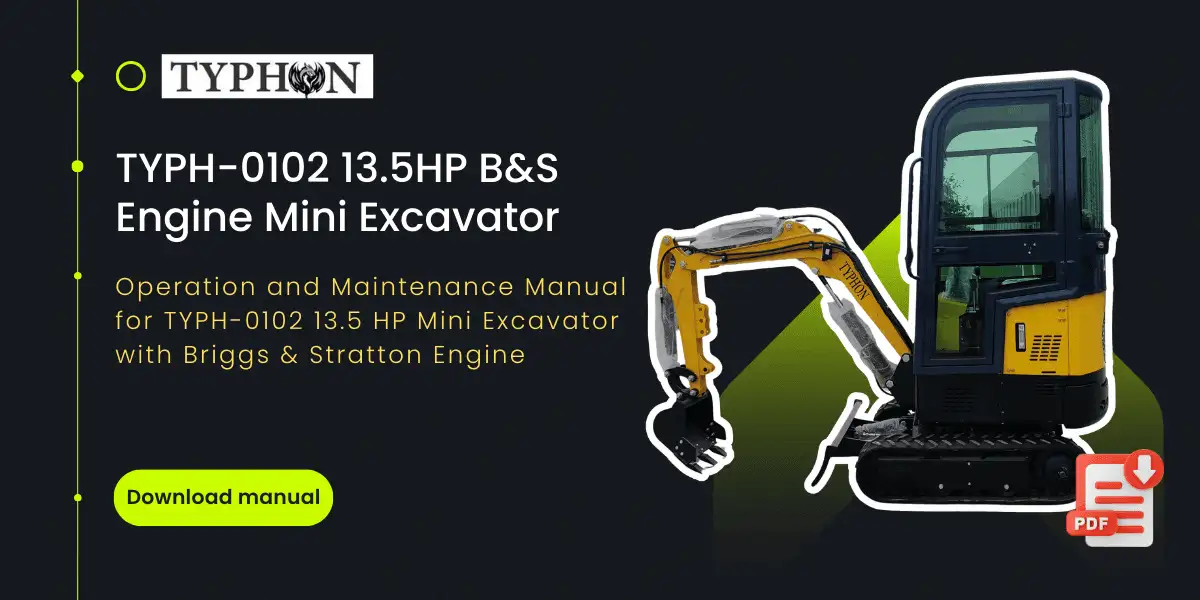 Top Compact & Mini Excavator Diggers- TYPHON Machinery Top Compact & Mini Excavator Diggers- TYPHON Machinery