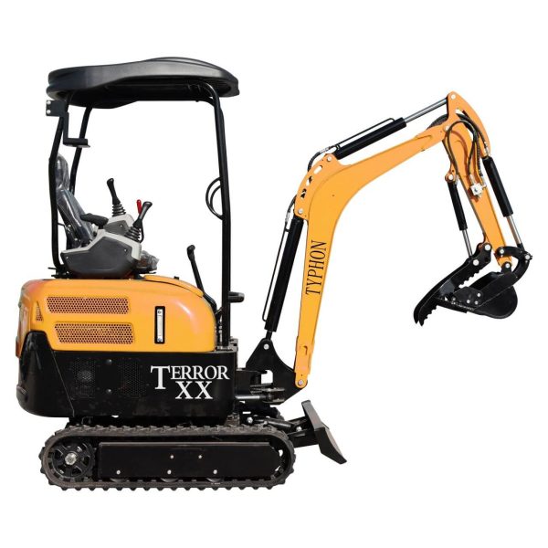 2025 4,000 lb TYPHON TERROR XX Mini Excavator Rubber Track with Kubota D902 Diesel Engine USA - Image 2