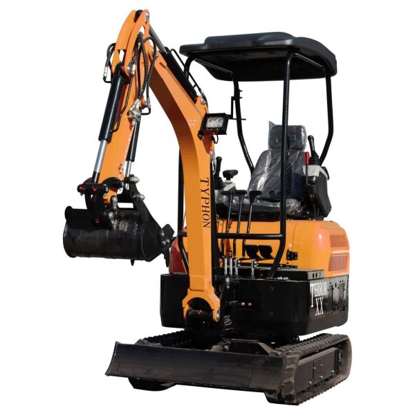 2025 4,000 lb TYPHON TERROR XX Mini Excavator Rubber Track with Kubota D902 Diesel Engine USA - Image 3