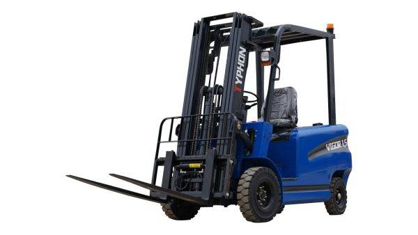 New 2025 TYPHON VIGOR 1.5 Blue Electric Forklift 1.5 Ton Lifter Lift Truck Jitney - Image 10