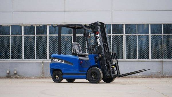 New 2025 TYPHON VIGOR 1.5 Blue Electric Forklift 1.5 Ton Lifter Lift Truck Jitney - Image 4