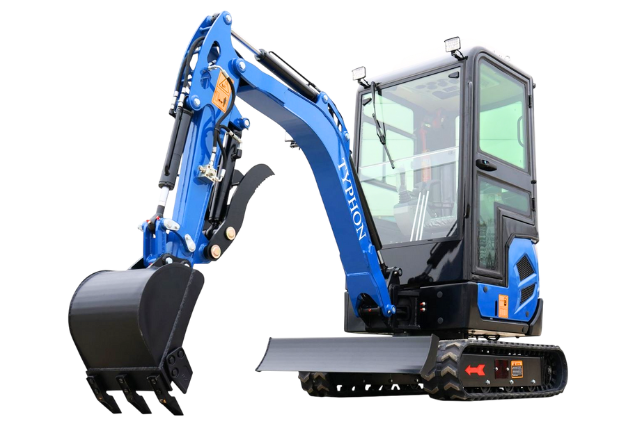 Top Compact & Mini Excavator Diggers- TYPHON Machinery