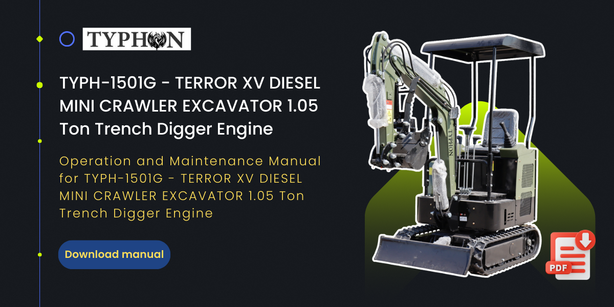 Top Compact & Mini Excavator Diggers- TYPHON Machinery Top Compact & Mini Excavator Diggers- TYPHON Machinery