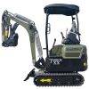 2025 4,000 lb Green TYPHON TERROR XX Mini Excavator Rubber Track with Kubota D902 Diesel Engine USA - Image 7