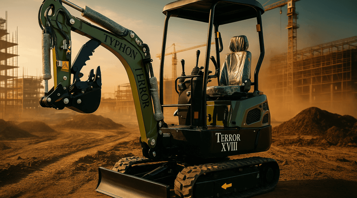 Mini Excavators in Construction