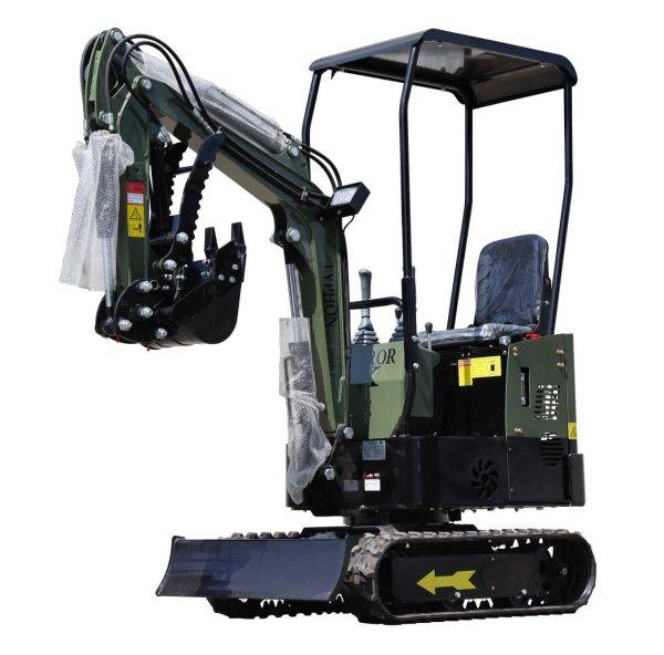 TYPHON TERROR X STORM Mini Excavator 1 Ton Trench Digger with Canopy, Hydraulic Thumb Clip, Bucket - Image 2
