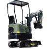 TYPHON TERROR X STORM Mini Excavator 1 Ton Trench Digger with Canopy, Hydraulic Thumb Clip, Bucket - Image 4