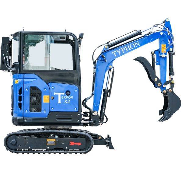 TYPHON TERROR X2 Mini Excavator 2.7 Ton EPA Diesel Kubota V1505 Engine USA - Image 7