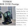TERROR XVIII Prestige 2 Ton Mini Excavator