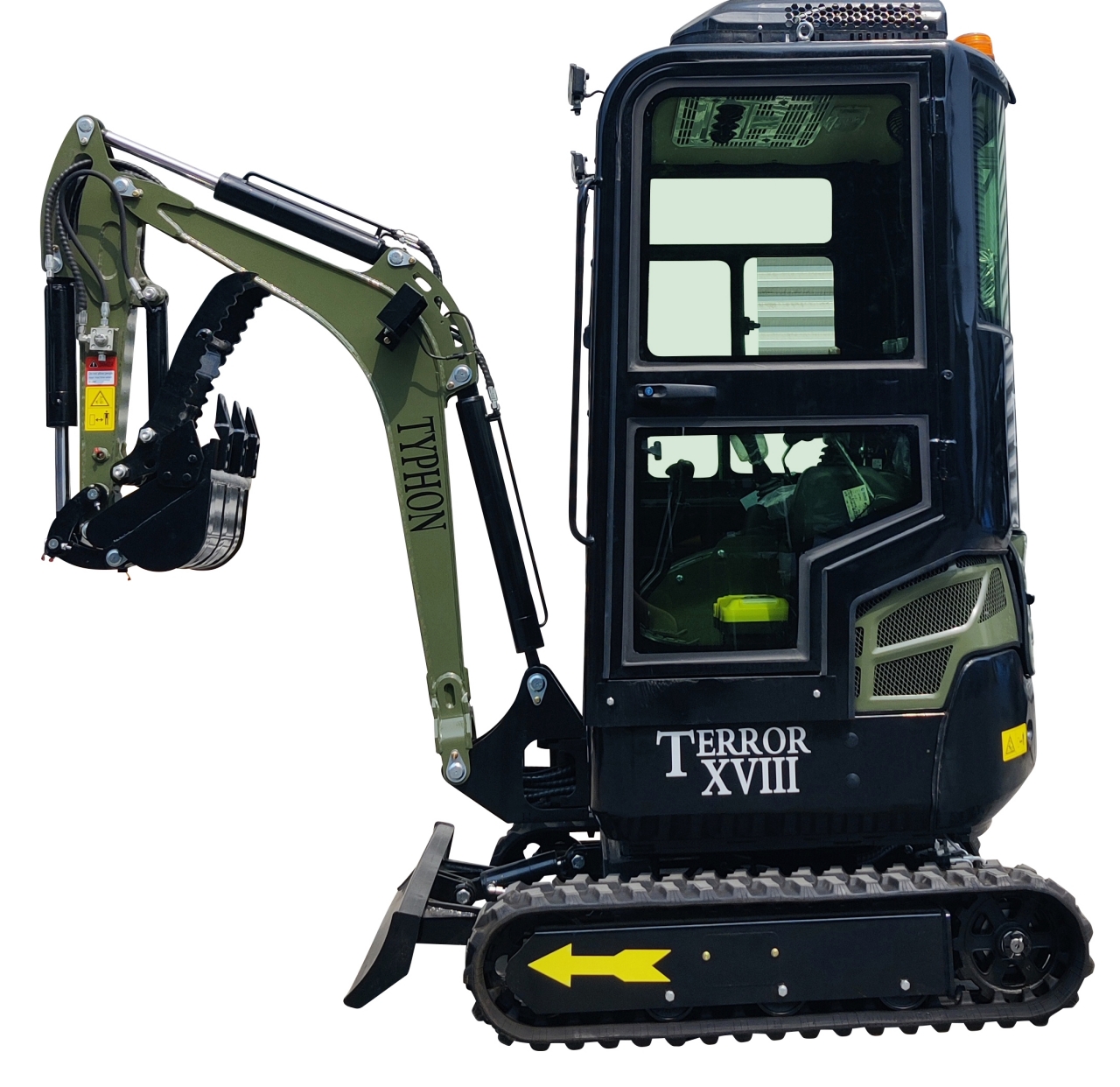 Top Compact & Mini Excavator Diggers- TYPHON Machinery TYPHON TERROR XVIII Prestige 2 Ton Mini Excavator