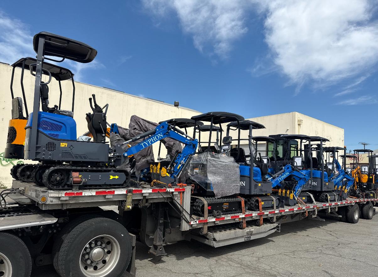 Top Compact & Mini Excavator Diggers- TYPHON Machinery