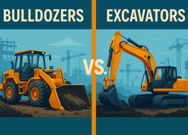 Bulldozer vs. Excavator