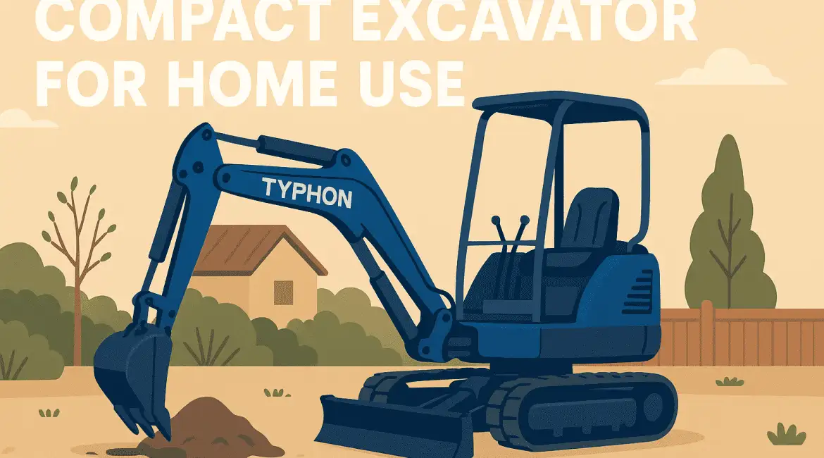 Top Compact & Mini Excavator Diggers- TYPHON Machinery