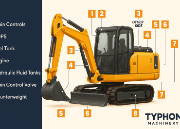 Parts of an Excavator