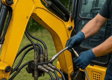 Hydraulic System of a Mini Excavator