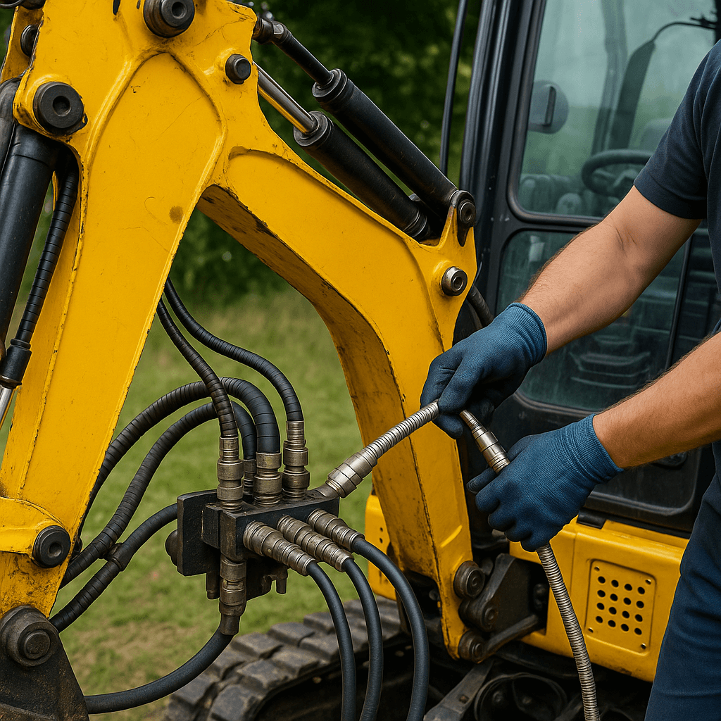 Hydraulic System of a Mini Excavator