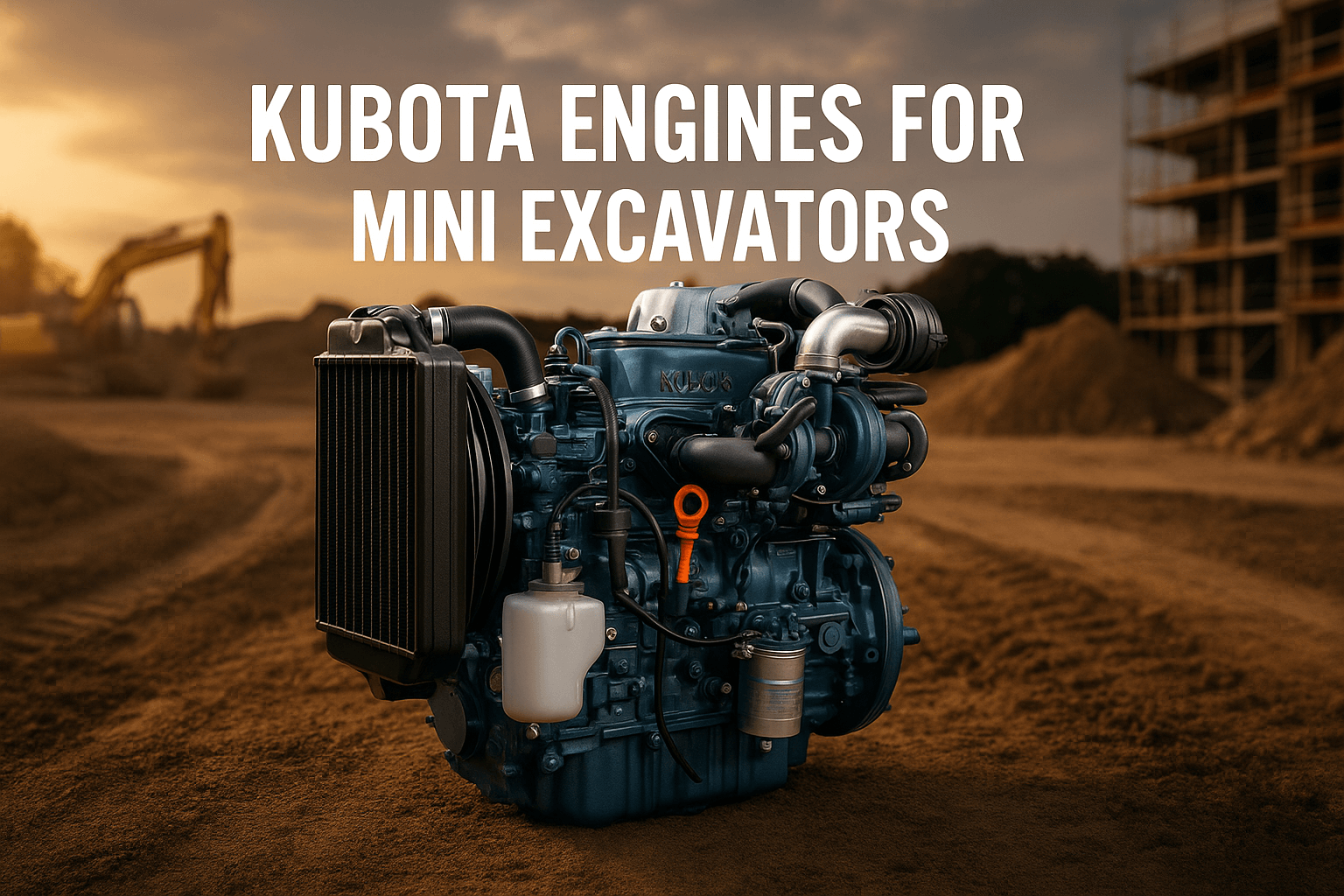 Kubota Engines for Mini Excavators