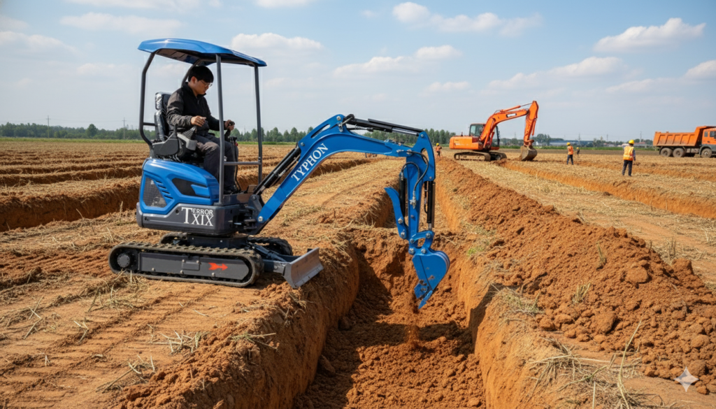 Top Compact & Mini Excavator Diggers- TYPHON Machinery