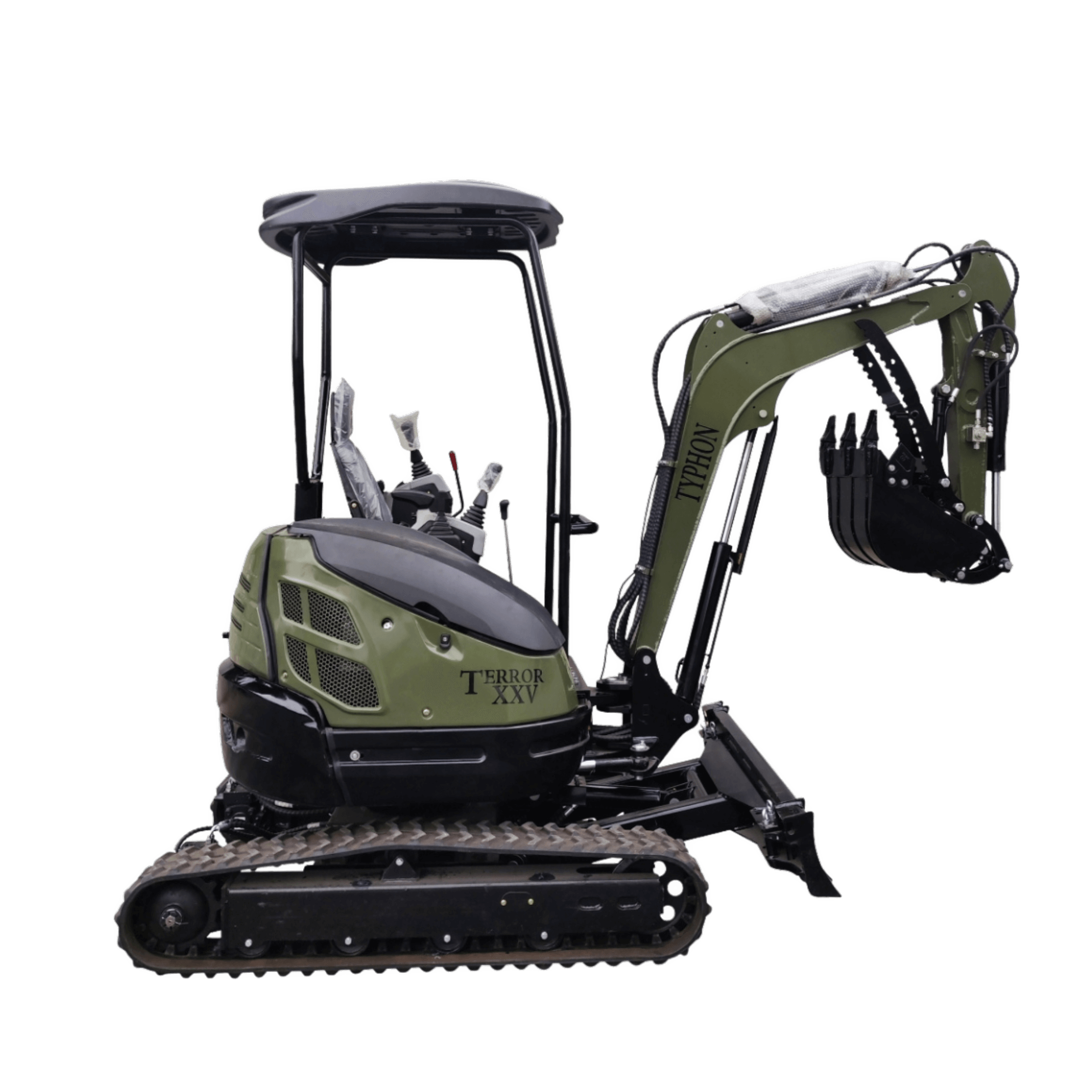 Top Compact & Mini Excavator Diggers- TYPHON Machinery TYPHON TERROR XXV Prestige 2.5 Ton Mini Excavator