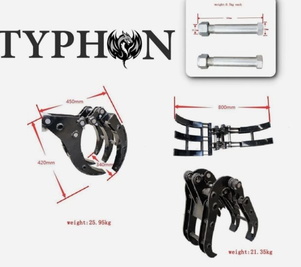 11-in-1 Mini Excavator Attachment Combo Kit All Essential Tools for Worksites - Image 3