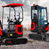 3800lbs TYRANT 17 Diesel Mini Excavator Kubota D902 Engine Side Swing w 12 attachments - Image 5