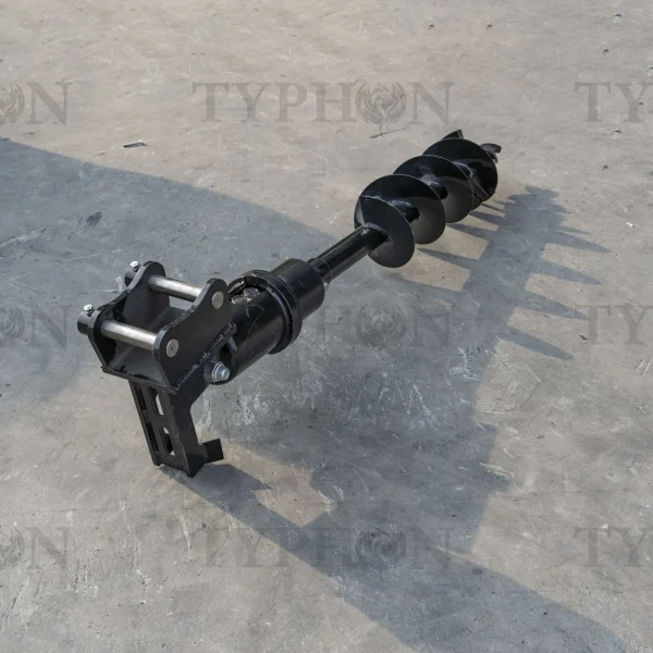 Auger Attachment For 2-3 ton Mini Excavator 7.9in Auger Bit Earth Drilling - Image 4
