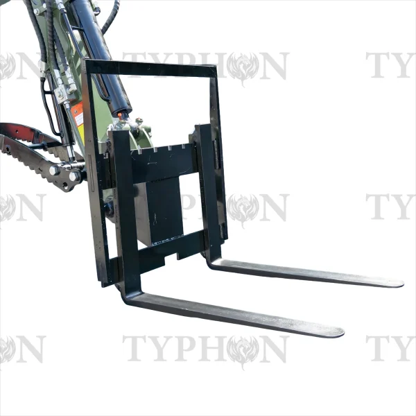 Pallet Fork Attachment for 2.5-3 ton Mini Excavator Adjustable Stabilizer Bar - Image 7