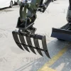 Mini Excavator Rake Compact Attachment General for 2-3 ton Small Digger - Image 8